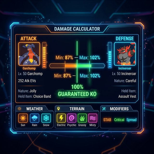 VGC Damage Roll Percentage HUD